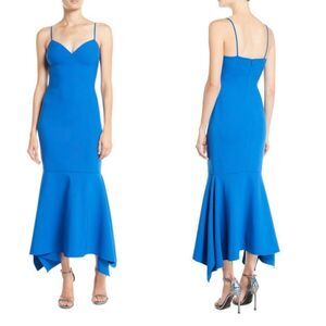 Likely Christiana Slip Gown Dress Flounce Hem Dress